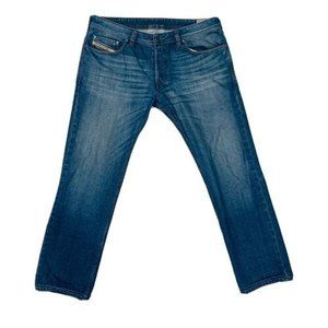 Diesel Regular Slim Straight Safado Men's 36x30 Stretch Denim Button Fly ORUS2